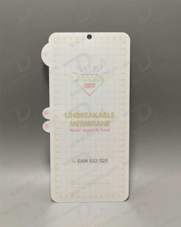 خرید نانو برچسب شفاف صفحه نمایش Samsung Galaxy S23 مدل Unbreakable