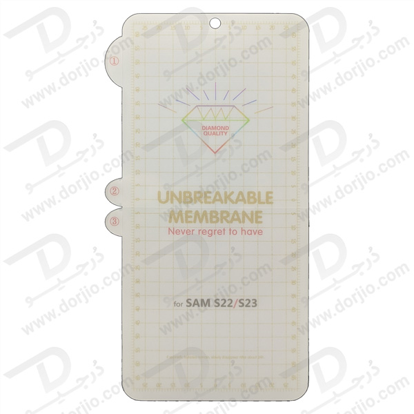 خرید نانو برچسب شفاف صفحه نمایش Samsung Galaxy S23 مدل Unbreakable