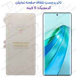 نانو برچسب هیدوروژل شفاف صفحه نمایش Honor Magic5 Lite مدل Unbreakable Hydrogel