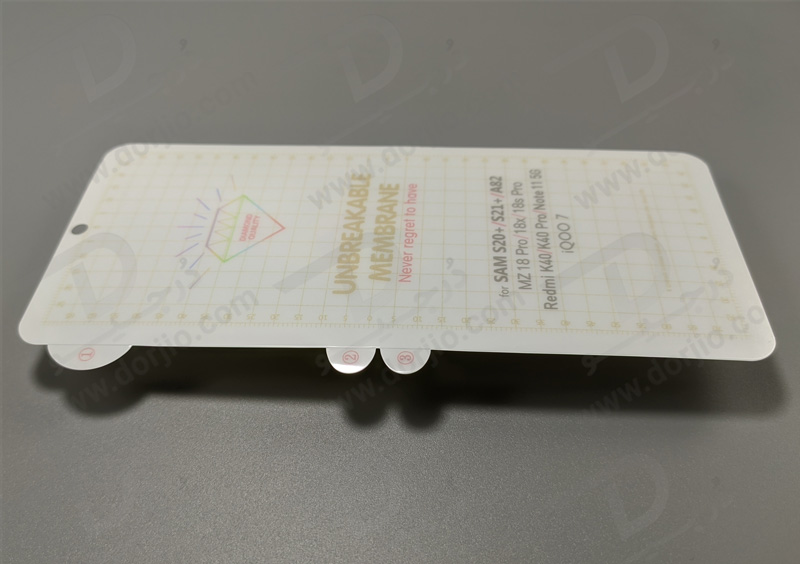 خرید نانو برچسب هیدوروژل شفاف صفحه نمایش Xiaomi Redmi Note 10 Pro مدل Unbreakable Hydrogel