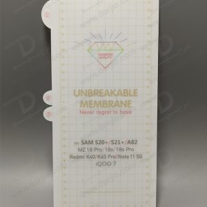 خرید نانو برچسب هیدوروژل شفاف صفحه نمایش Xiaomi Redmi Note 10 Pro مدل Unbreakable Hydrogel