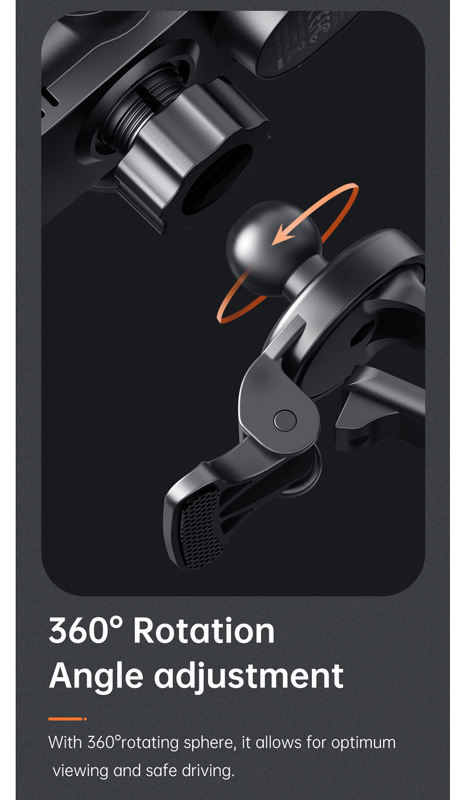 خرید هولدر و شارژر وایرلس 15 وات ماشینی با کابل مک دودو - Mcdodo CH-1600