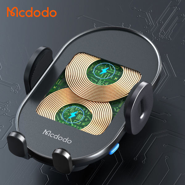 خرید هولدر و شارژر وایرلس 15 وات ماشینی با کابل مک دودو - Mcdodo CH-1600