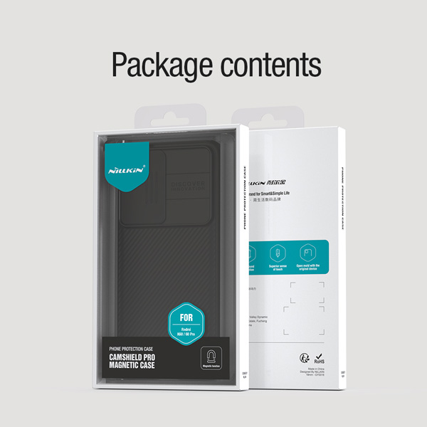 خرید گارد ضد ضربه مگنتی نیلکین Xiaomi Redmi K60 مدل Camshield Pro Magnetic Case