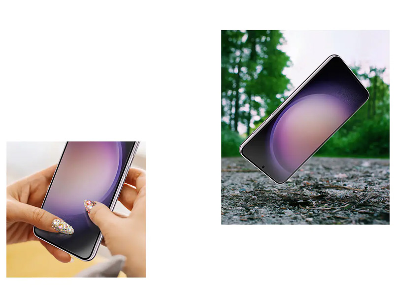 خرید برچسب شفاف اصلی صفحه نمایش Samsung Galaxy S23