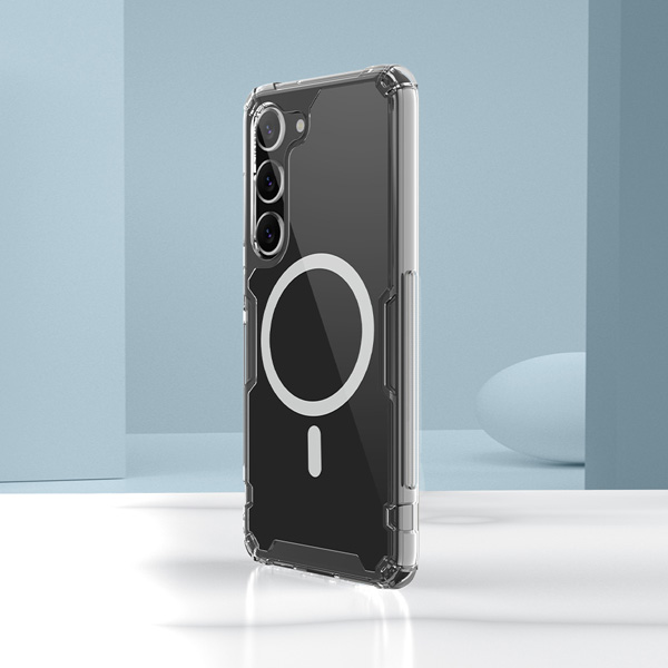 خرید قاب شفاف مگنتی نیلکین Samsung Galaxy S23 Plus مدل Nature TPU Pro Magnetic