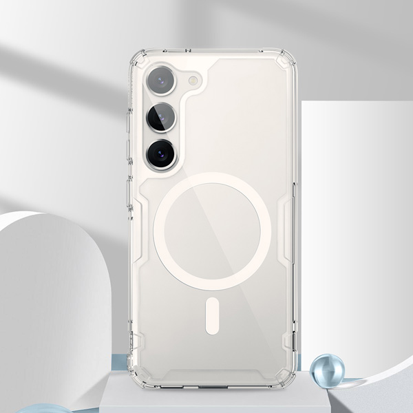 خرید قاب شفاف مگنتی نیلکین Samsung Galaxy S23 Plus مدل Nature TPU Pro Magnetic