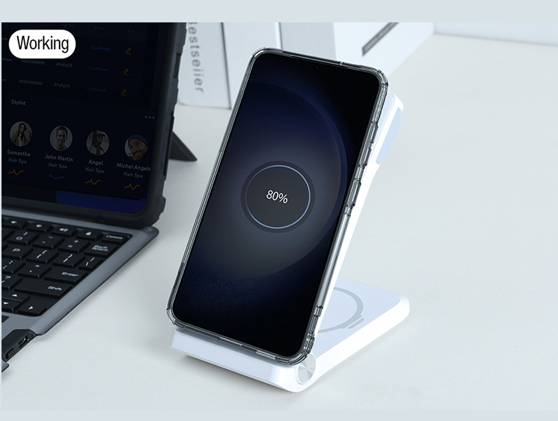 خرید قاب شفاف مگنتی نیلکین Samsung Galaxy S23 Plus مدل Nature TPU Pro Magnetic