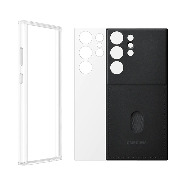 خرید قاب محافظ دو لایه اصلی Samsung Galaxy S23 Ultra مدل جا کارتی Frame Case