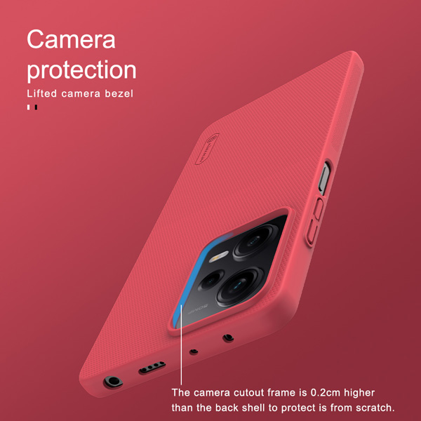 خرید قاب محافظ نیلکین Xiaomi Redmi Note 12 Pro Plus مدل Super Frosted Shield