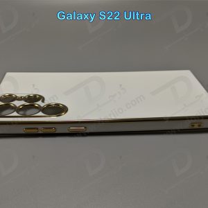 خرید قاب ژله ای فریم طلایی Samsung Galaxy S22 Ultra مدل My Case