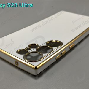 خرید قاب ژله ای فریم طلایی Samsung Galaxy S23 Ultra مدل My Case