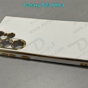 خرید قاب ژله ای فریم طلایی Samsung Galaxy S23 Ultra مدل My Case