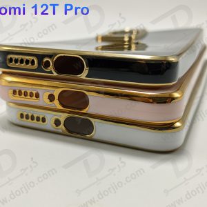 خرید قاب ژله ای فریم طلایی Xiaomi 12T Pro مدل My Case