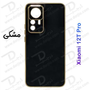 خرید قاب ژله ای فریم طلایی Xiaomi 12T Pro مدل My Case