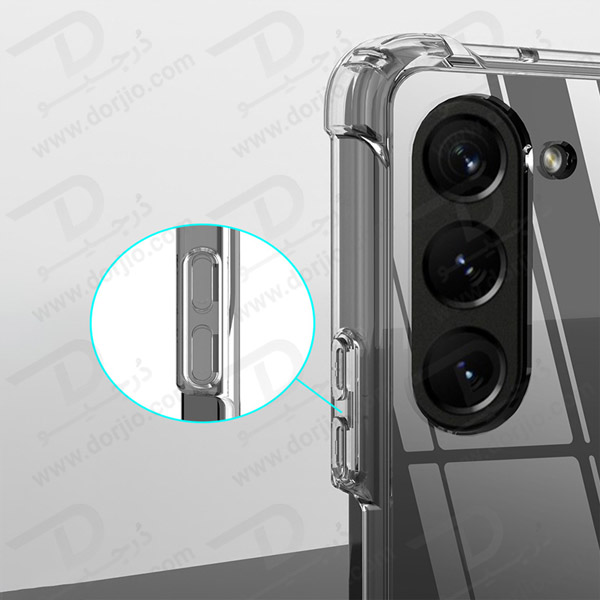 خرید قاب کریستالی تمام شفاف مگنتی مگ سیف Samsung Galaxy Z Fold 5