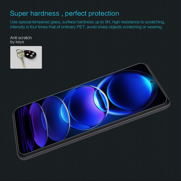 خرید محافظ صفحه نمایش شیشه ای Xiaomi Poco X5 5G مارک نیلکین مدل H Anti-Explosion