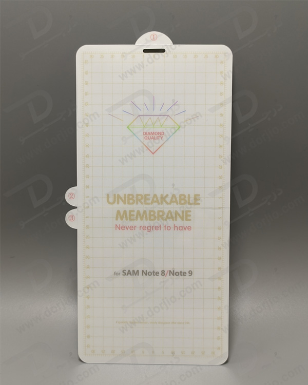 خرید نانو برچسب شفاف صفحه نمایش Samsung Galaxy Note 8 مدل Unbreakable