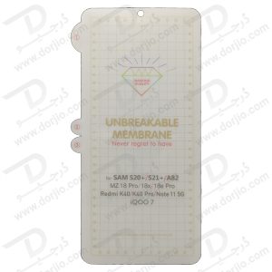 خرید نانو برچسب شفاف صفحه نمایش Samsung Galaxy S20 Plus مدل Unbreakable