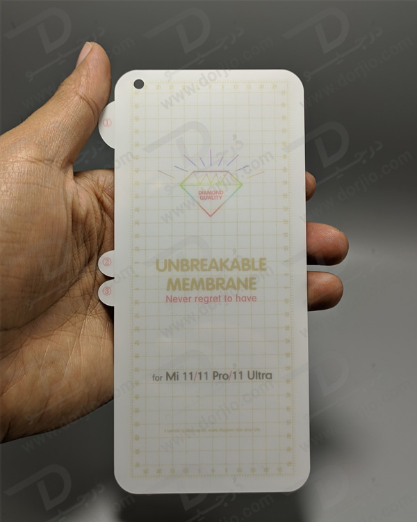 خرید نانو برچسب شفاف صفحه نمایش Xiaomi Mi 11 Pro مدل Unbreakable