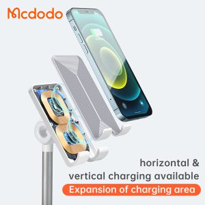 خرید هولدر و شارژر وایرلس رومیزی دو کاره 15 وات مک‌ دودو مدل Mcdodo CH-0530