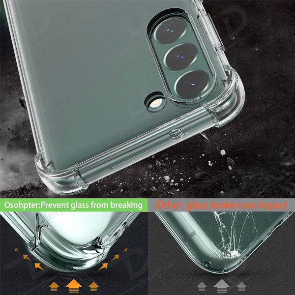 خرید کریستال کاور شفاف ایربگ دار Samsung Galaxy S23 