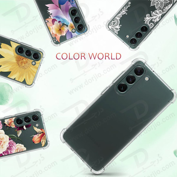 خرید کریستال کاور شفاف ایربگ دار Samsung Galaxy S23 Plus