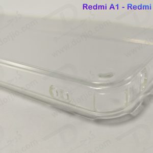 خرید کریستال کاور شفاف فریم ژله‌ ای Xiaomi Redmi A1 Plus
