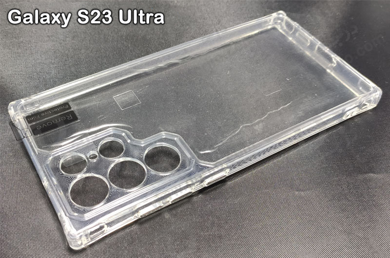 خرید کریستال کاور شفاف فریم ژله‌ ای با محافظ دوربین Samsung Galaxy S23 Ultra