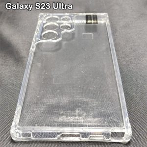 خرید کریستال کاور شفاف فریم ژله‌ ای با محافظ دوربین Samsung Galaxy S23 Ultra