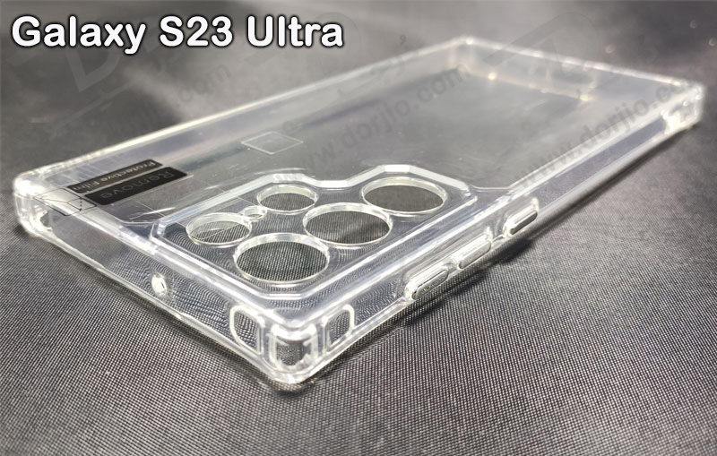 خرید کریستال کاور شفاف فریم ژله‌ ای با محافظ دوربین Samsung Galaxy S23 Ultra