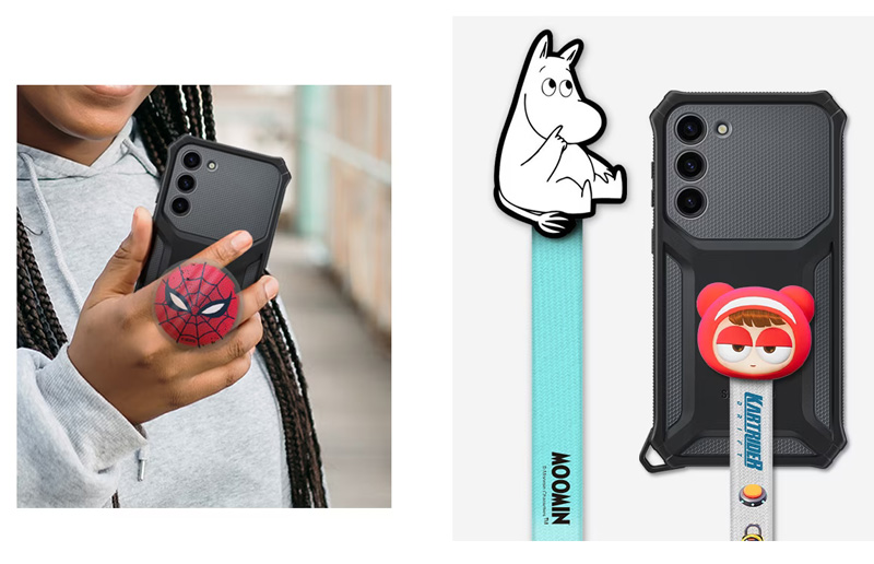 خرید گارد ضد ضربه رینگ استند اصلی Samsung Galaxy S23 Plus مدل Rugged Gadget