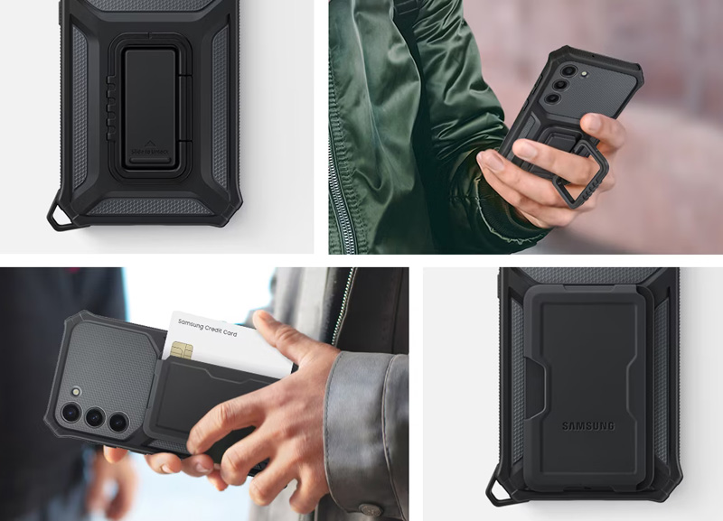 خرید گارد ضد ضربه رینگ استند اصلی Samsung Galaxy S23 Plus مدل Rugged Gadget