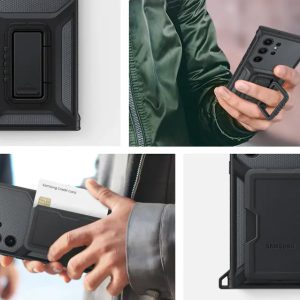 خرید گارد ضد ضربه رینگ استند اصلی Samsung Galaxy S23 Ultra مدل Rugged Gadget