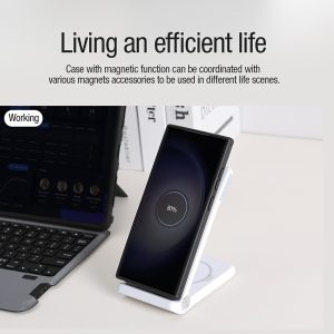 خرید گارد ضد ضربه مگنتی نیلکین Samsung Galaxy S23 Ultra مدل Camshield Pro Magnetic Case