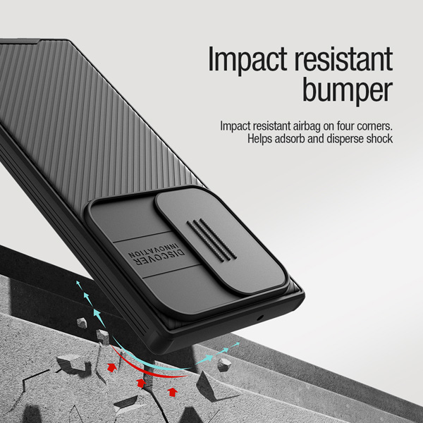 خرید گارد ضد ضربه مگنتی نیلکین Samsung Galaxy S23 Ultra مدل Camshield Pro Magnetic Case