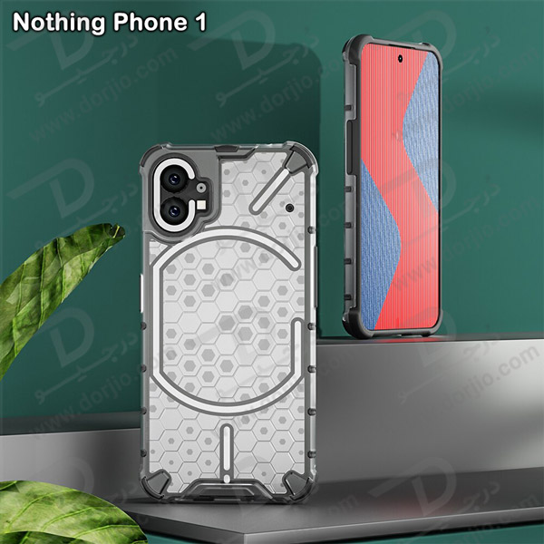 خرید گارد ضد ضربه هیبریدی Nothing Phone 1 مدل Honeycomb