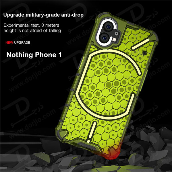 خرید گارد ضد ضربه هیبریدی Nothing Phone 1 مدل Honeycomb