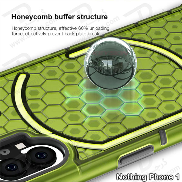 خرید گارد ضد ضربه هیبریدی Nothing Phone 1 مدل Honeycomb