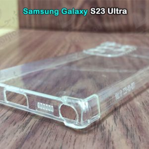 خرید گارد ژله ای شفاف با محافظ دوربین و بامپر ضد ضربه Samsung Galaxy S23 Ultra