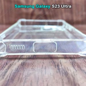 خرید گارد ژله ای شفاف با محافظ دوربین و بامپر ضد ضربه Samsung Galaxy S23 Ultra