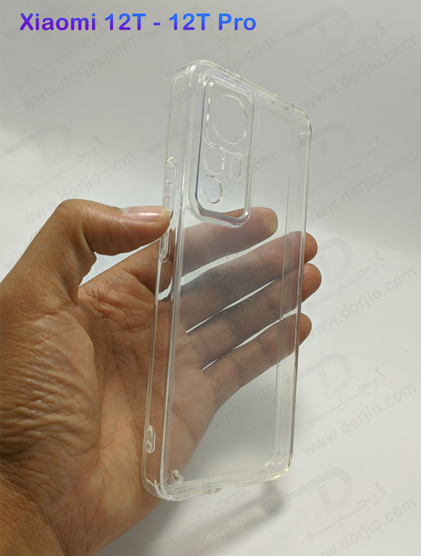 کریستال کاور شفاف فریم ژله‌ ای Xiaomi 12T