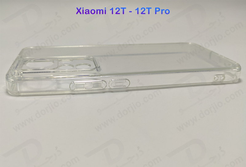 خرید کریستال کاور شفاف فریم ژله‌ ای Xiaomi 12T Pro