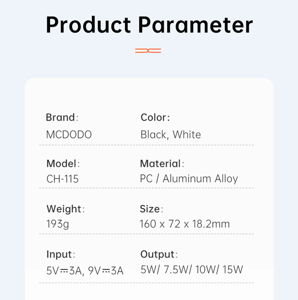 خرید استند شارژر وایرلس مگنتی سه کاره 25 وات مک‌ دودو مدل Mcdodo CH-115