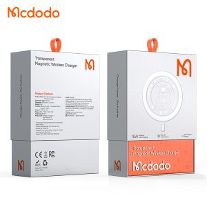 خرید شارژر وایرلس مگنتی مگ سیف شفاف مک دودو Mcdodo CH-2330
