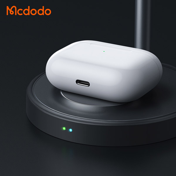 خرید هولدر و شارژر وایرلس مگنتی رومیزی فن دار دو کاره 15 وات مک‌ دودو مدل Mcdodo CH-215