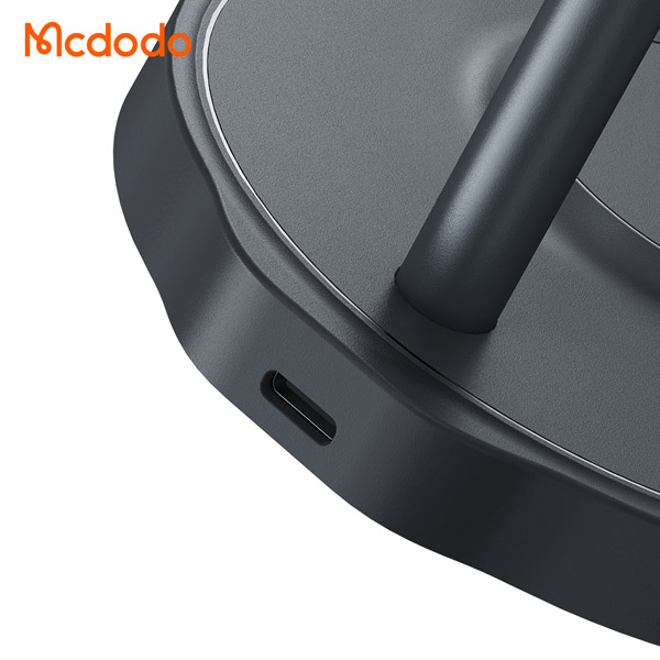 خرید هولدر و شارژر وایرلس مگنتی رومیزی فن دار دو کاره 15 وات مک‌ دودو مدل Mcdodo CH-215