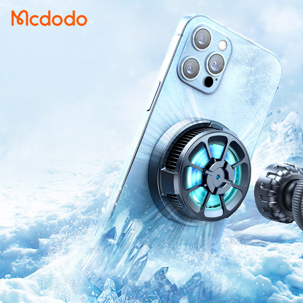 خرید هولدر و شارژر وایرلس مگنتی فن دار 15 وات ماشینی با کابل مک دودو - Mcdodo CH-2130