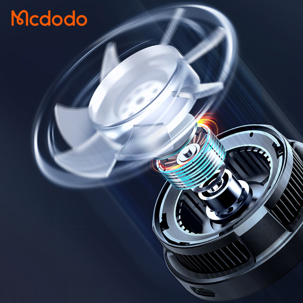 خرید هولدر و شارژر وایرلس مگنتی فن دار 15 وات ماشینی با کابل مک دودو - Mcdodo CH-2130