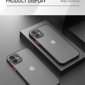 خرید پلکسی کاور مات با محافظ دوربین iPhone 12 Mini